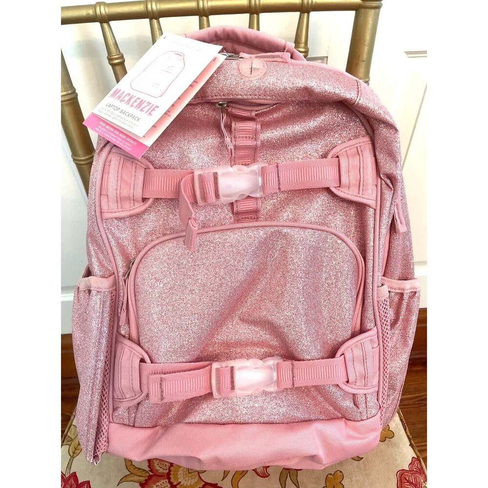 Pottery barn school LARGE Backpack +Sticker princess glitter Barbie Travel girl